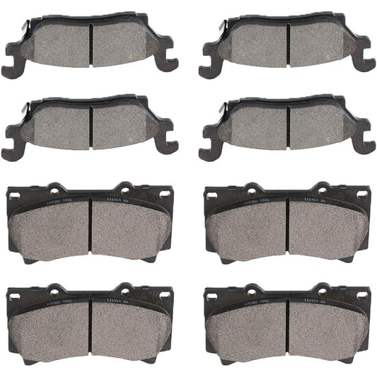 Scitoo Ceramic Frontoria Disc Brake Pad Set 2006-2010 Hummer H3 2009-2010 Hummer H3T