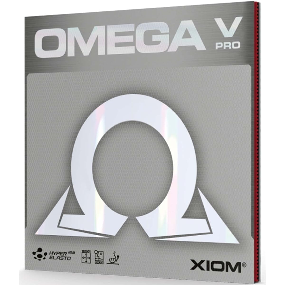 XIOM Table Tennis Rubber Soft Back Omega 5 Pro 10231