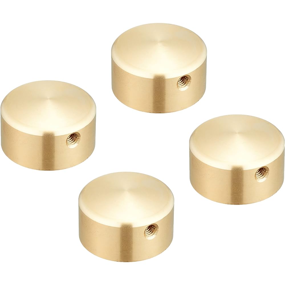 Kijima Motorcycle Bike Parts Billet Head Bolt Cover BIG TWIN('92)/XL('87-) Brass/Satin HD-05913