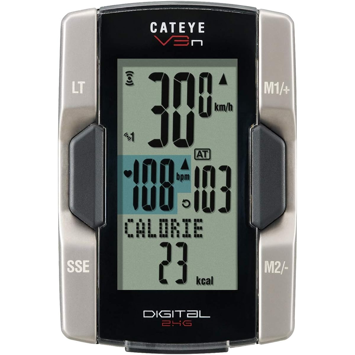 CAT EYE Cycle Computer V3n 2.4GHz Digital Wireless CC-TR310TW Speedometer Bicycle