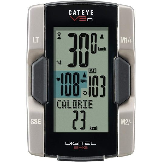 CAT EYE Cycle Computer V3n 2.4GHz Digital Wireless CC-TR310TW Speedometer Bicycle