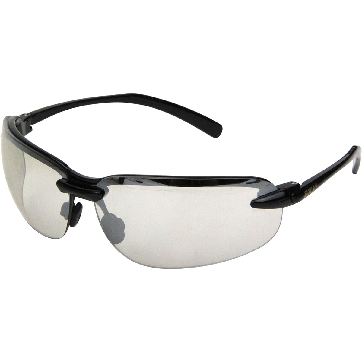 SK11 Safety Hard Glass Clear Mirror Hard Coat Anti-Fog Lens UV Protection Lightweight Frame Fit Sunglasses Type SG-26