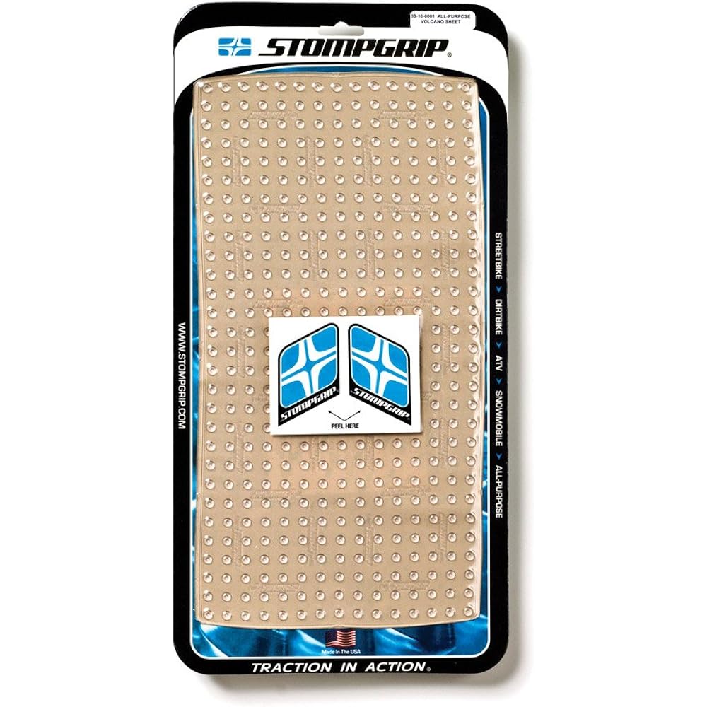 STOMPGRIP Traction Pad Universal 190x375mm VOLCANO Clear 44-10001