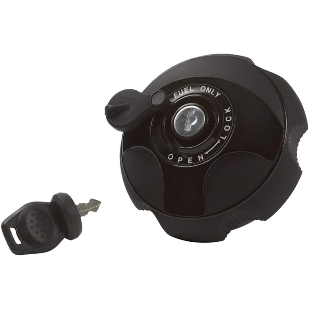 BRP 860200387 Black ATV Locking Gas Tank Cap