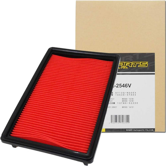 G-Parts Air Filter for Nissan Suzuki LA-2546V Length 230 x Width 146 x Height 37mm