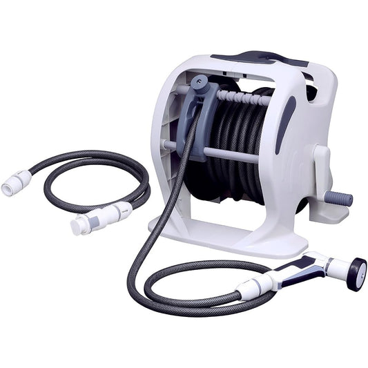 Takagi Hose Hose Reel Easy Connection Mercury II Twister 30m Easy to Wind Up Monotone RT630SK