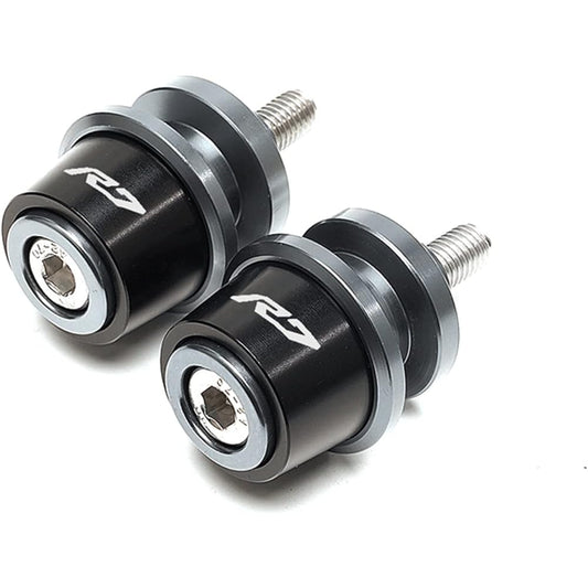 Motorcycle Swing Arm Bobbin Spool For YA-MA-HA R7 YZFR7 YZF R7 R 7 2021 2022 Motorcycle Accessories CNC Aluminum 6mm Swing Arm Spool Slider Stand Screw (Color: Gray, Size: A)