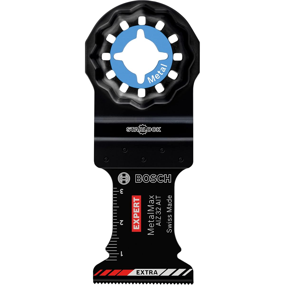 Bosch Professional 10x EXPERT MetalMax AIZ 32 AIT plunge saw blade (plain steel, stainless steel, width 32 mm, multitool accessory)