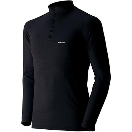 [Montbell] Outdoor Climbing Cycling Long Sleeve High Neck Shirt Lightweight Quick Drying Geoline L.W. High Neck Shirt 1107488 [Men's]