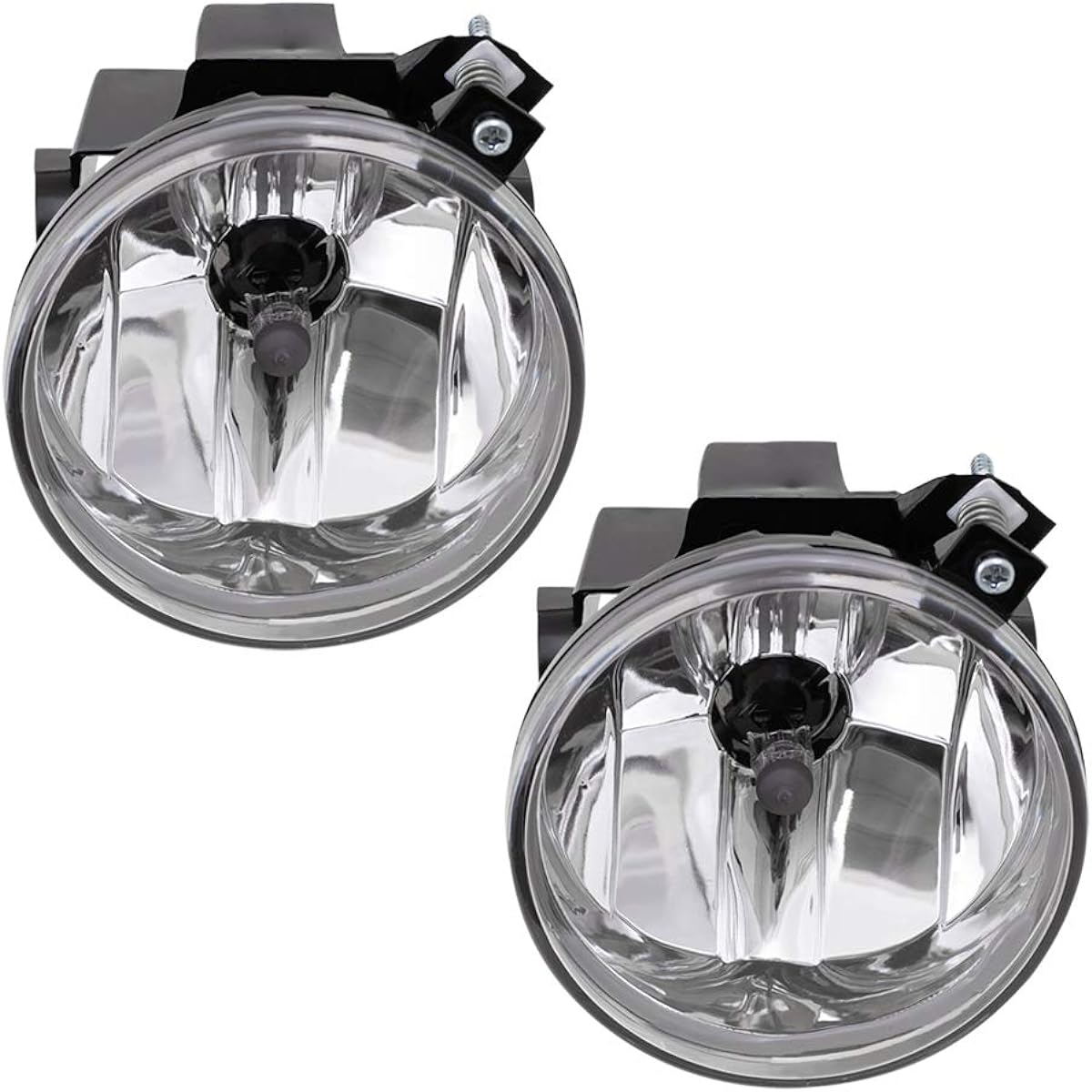 Autoandart replacement Pair Set Round Fog With Clear Lens 2001-2003 DURANGO 2001-2004 DAKOTA 55077320AB