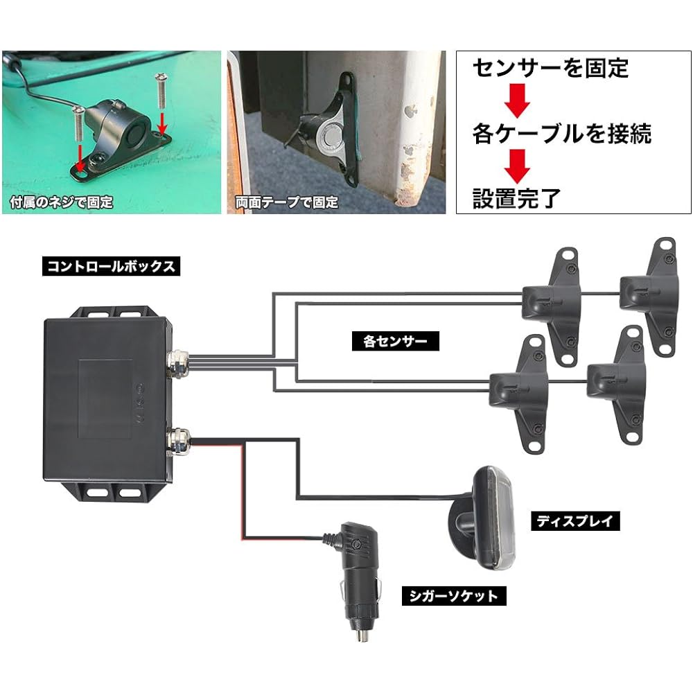 Truck & Construction Machinery Forklift Safety Sensor *Japanese manual included Sanko Rare Mono Shop PARKSEN1