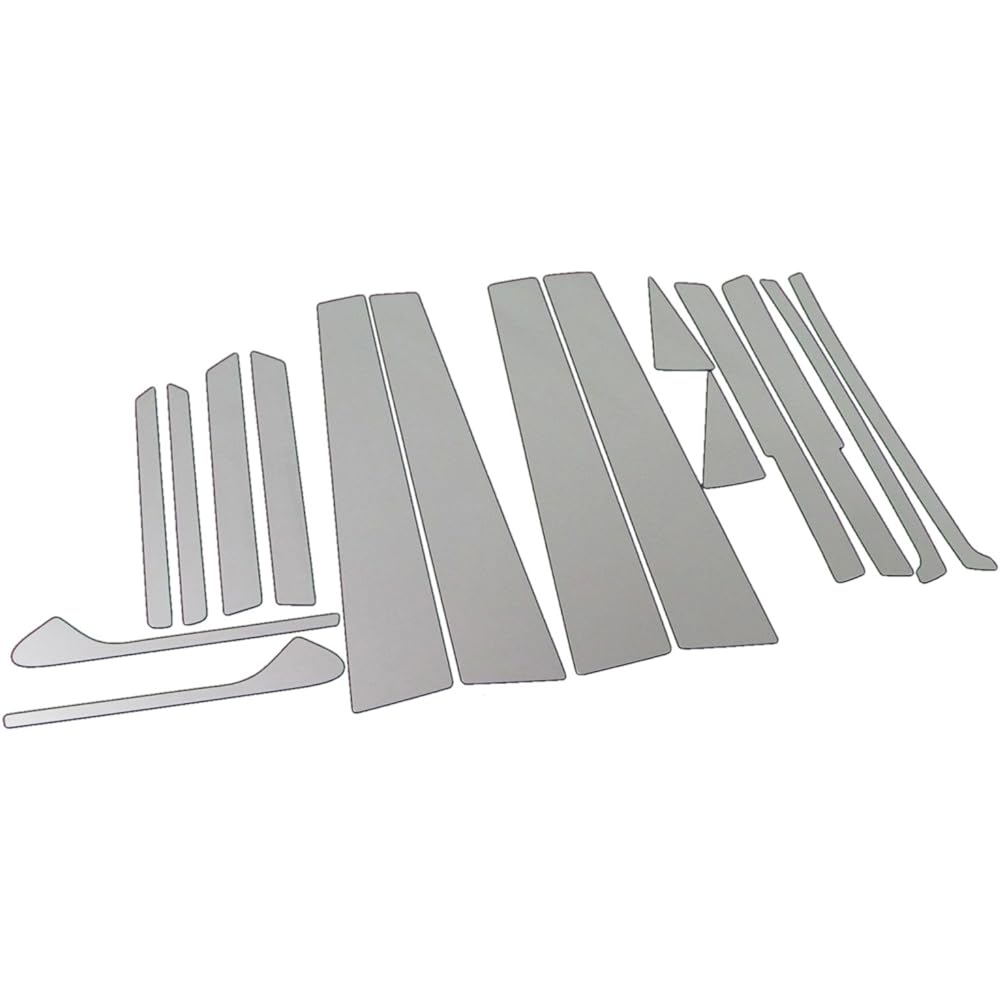 BRIGHTZ Move L175S L185S Super Mirror Plated Pillar Panel 16PC No Visor [PIL-SIL-355] L L175 L185 175 185 Move 1342