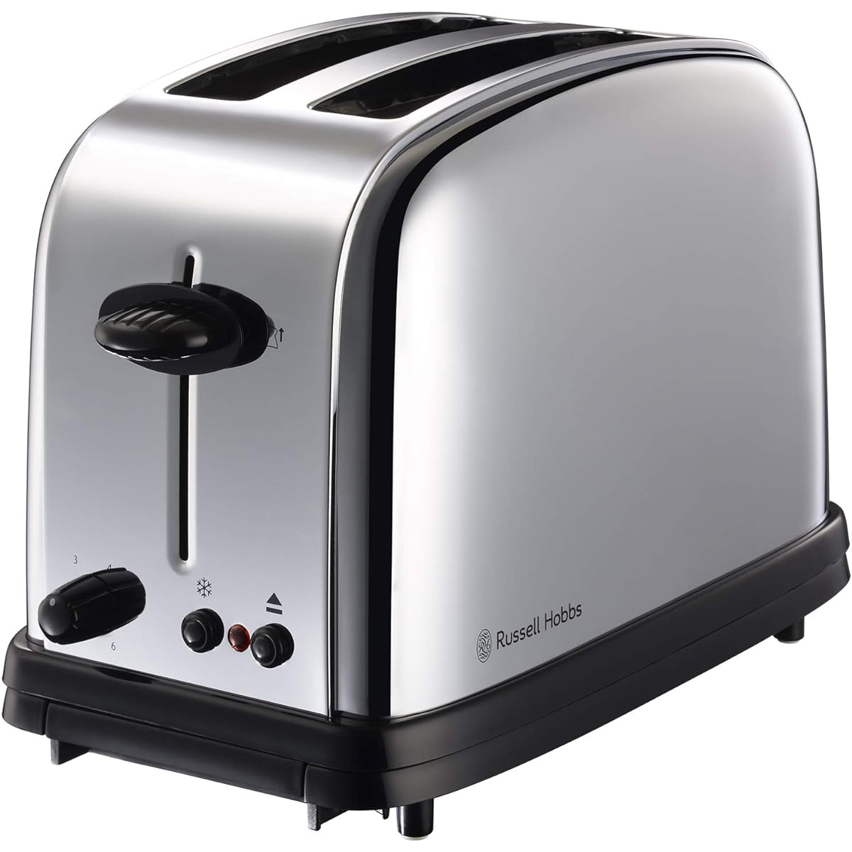 Oishi & Associates Russell Hobbs Toaster 2 Piece Pop Up Style Silver 13766JP