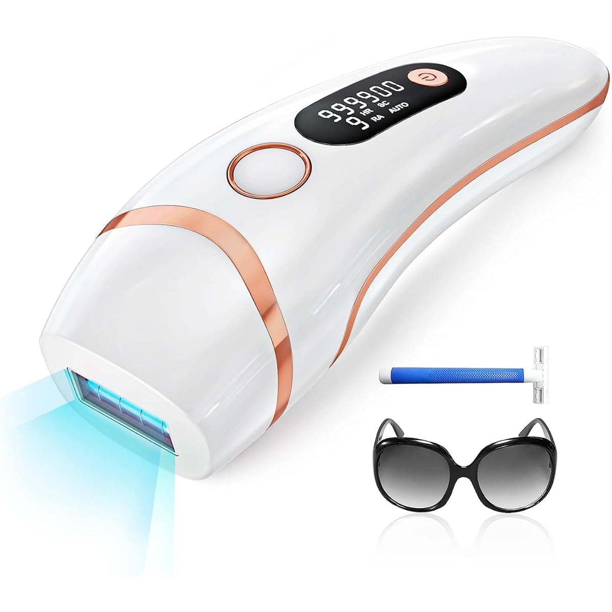 IPL hair removal device Datsumouki Home use hair removal device 990,000 times irradiation HR/RA/SC 3IN1 Lightweight 9-level adjustment Manual/automatic mode Optical beauty device for whole body Unisex