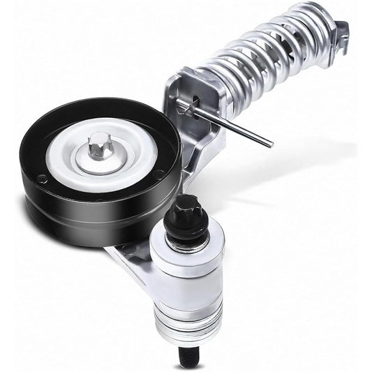 A-Premium Belt Tensioner Assembly with Pulley Compatible with Chevrolet Cruze 2011-2016 Sonic 2012-2019 Trax 2013-2020 Cruze Limited & Buick Encore # 55565236, 55352021