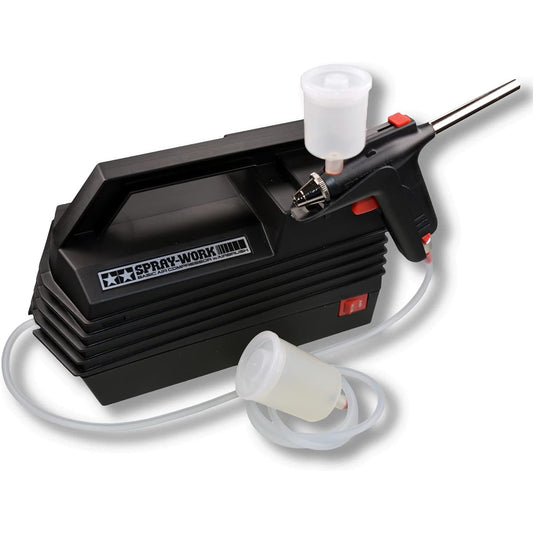 Tamiya Air Brush System No.20 Spray Work Basic Compressor Set with Air Brush 74520
