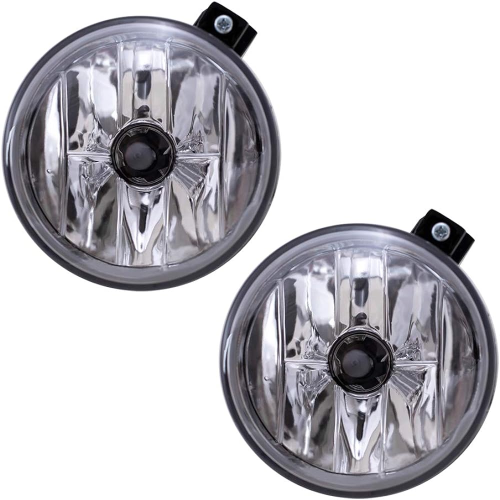 Autoandart replacement Pair Set Round Fog With Clear Lens 2001-2003 DURANGO 2001-2004 DAKOTA 55077320AB