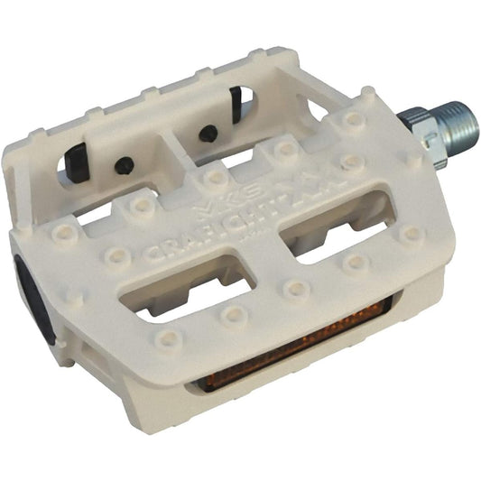 MKS (Mikashima Seisakusho) Bicycle Pedal GRAFIGHT-XX (Graphite-XX) 1/2 inch core white