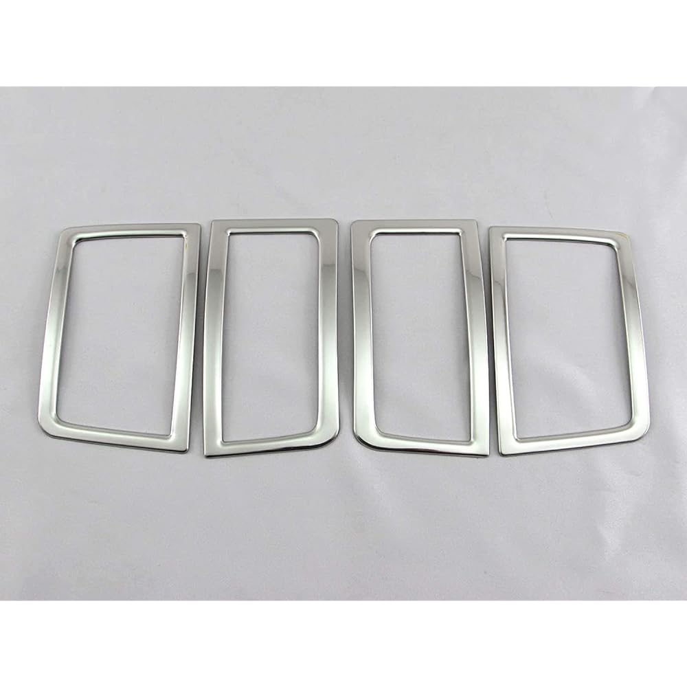 BRIGHTZ Delica D:5 CV Super Mirror Stainless Plated Air Conditioner Ring 4PC [INT-ETC-192] CV1W CV2W CV4W CV5W CV1 CV2 CV4 CV5 V1 V2 V3 V4 V5 1 2 3 4 5 Delica D:5 D5 Delica D5 48555