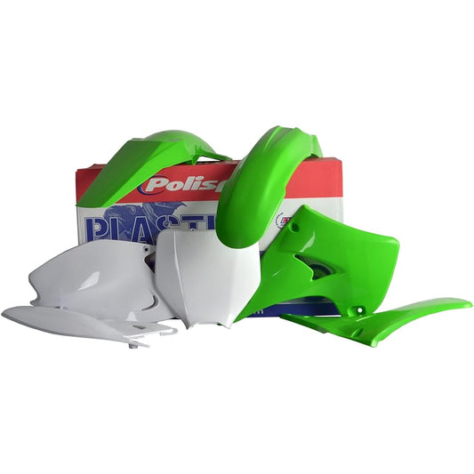 POLISPORT Plastic Kit Green Kawasaki KX125 KX250 03-07