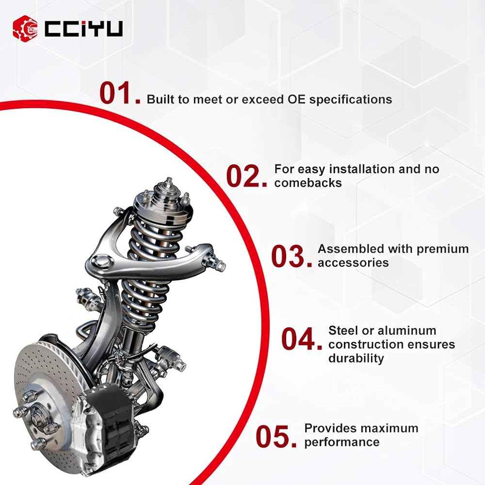 CCIYU Front Stabilizer/Swaber Endink 2004-2010 TOYOTA SIENNA All Model 2 Piece Suspension Kit