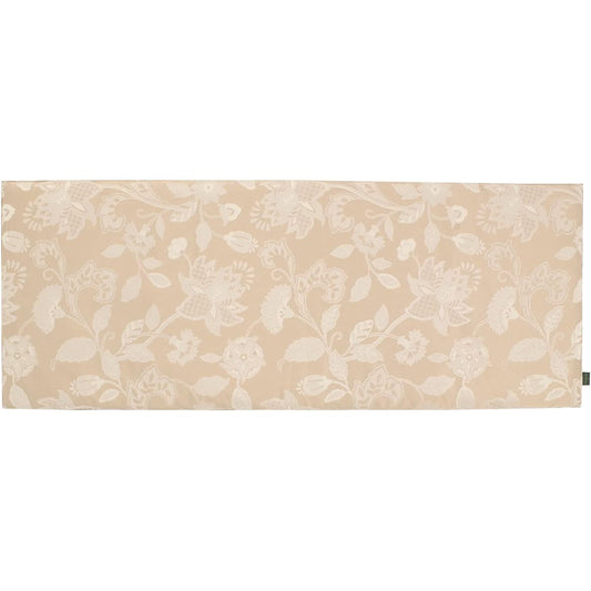 Kawashima Textile Cercon MINTON Long Seat Long Cushion Grace Haddon Beige 46 x 150cm LN1207