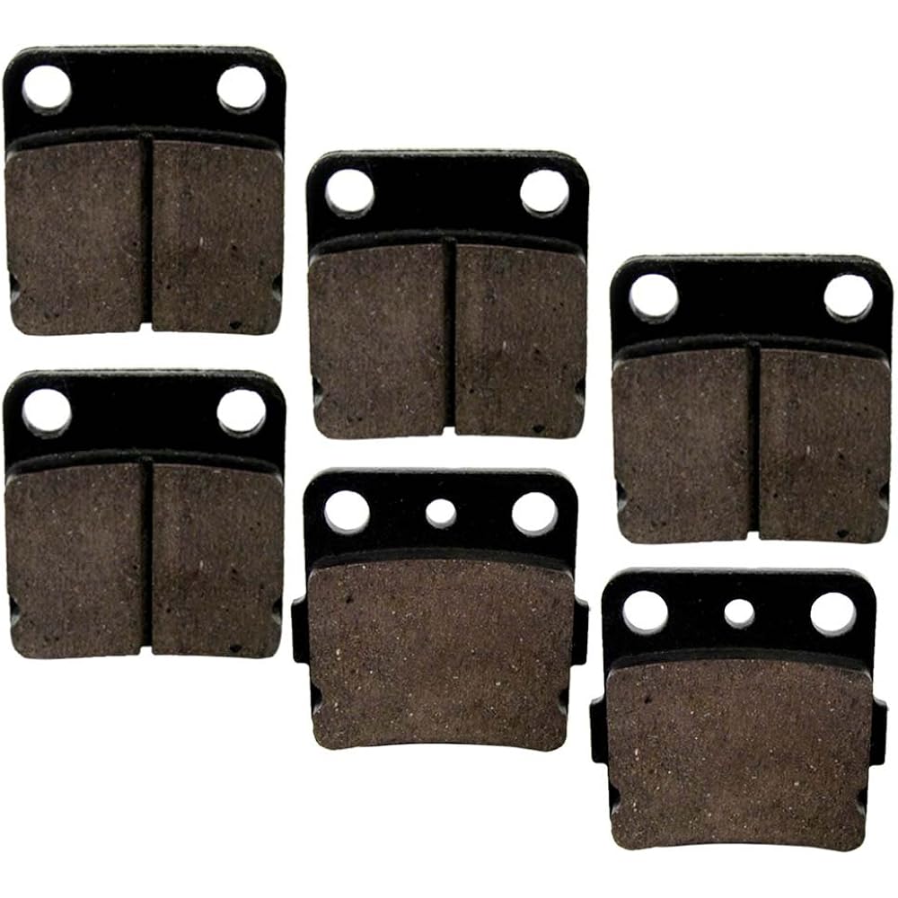 Caltric Brake Pad Yamaha Warrior 350 YFM350 1989-2004 For Frontoria Brake