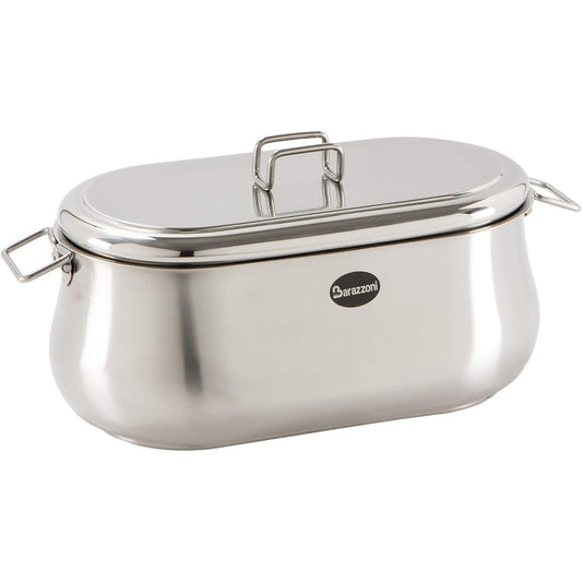 Barazzoni Two-handed pot stainless steel 36 x 16 x H13.1cm Fish casserole TUMMY 0010180