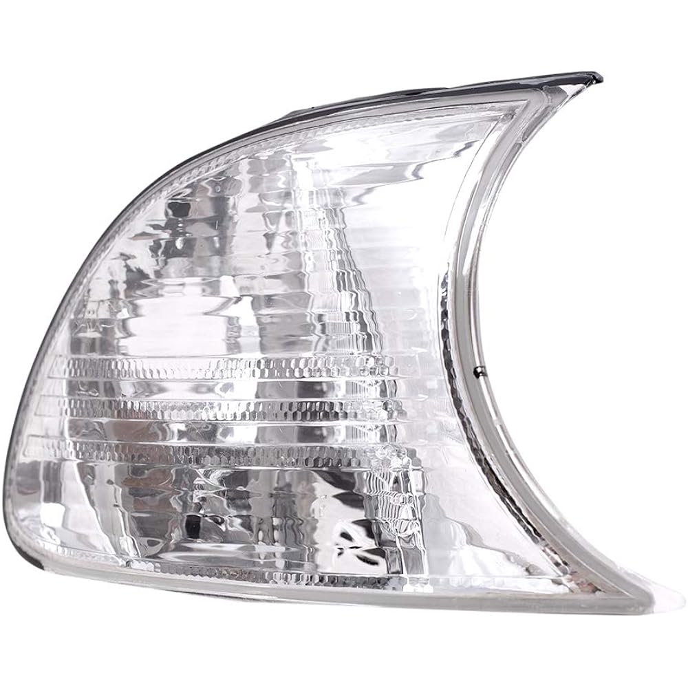 Autoandart BROCK replacement driver and passenger seat Signal corner marker light lamp clear lens 1999-2001 3 Series E46 Coupe & Convertible compatible 63126904307 63126904308
