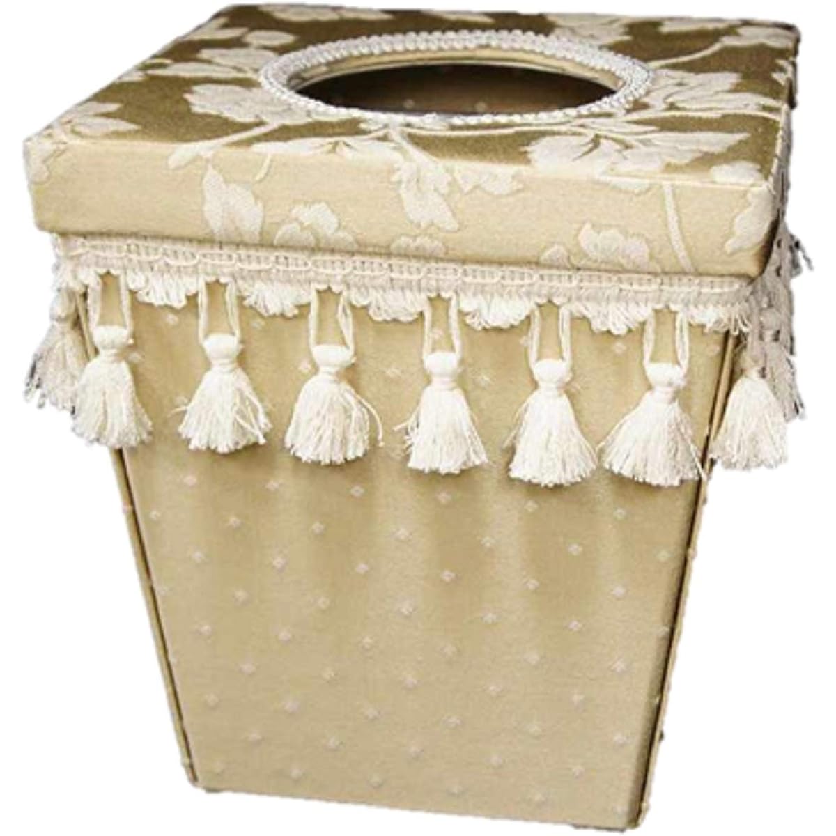 Jennifer Taylor [Dust box with lid] Cartonnage tassel trash can beauty salon makeup salon nail cosmetics Heirloom 32897DB