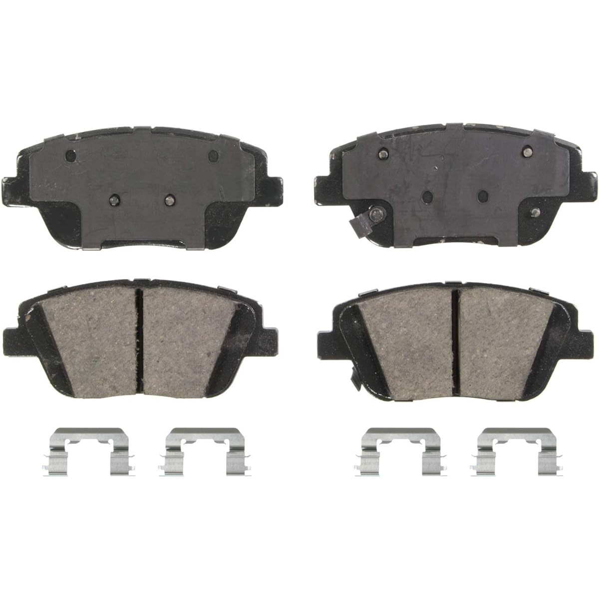 WAGNER QUICKSTOP ZD1444 Ceramic Disc Pad Set Pad Mounting Bracket Front