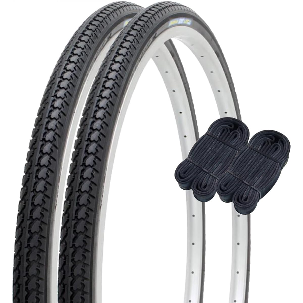 Shinko 26 inch bicycle tire 1.2mm thick tube set of 2 each pair winding DEMING L/T 26×1 3/8 black W/O SR199 60362