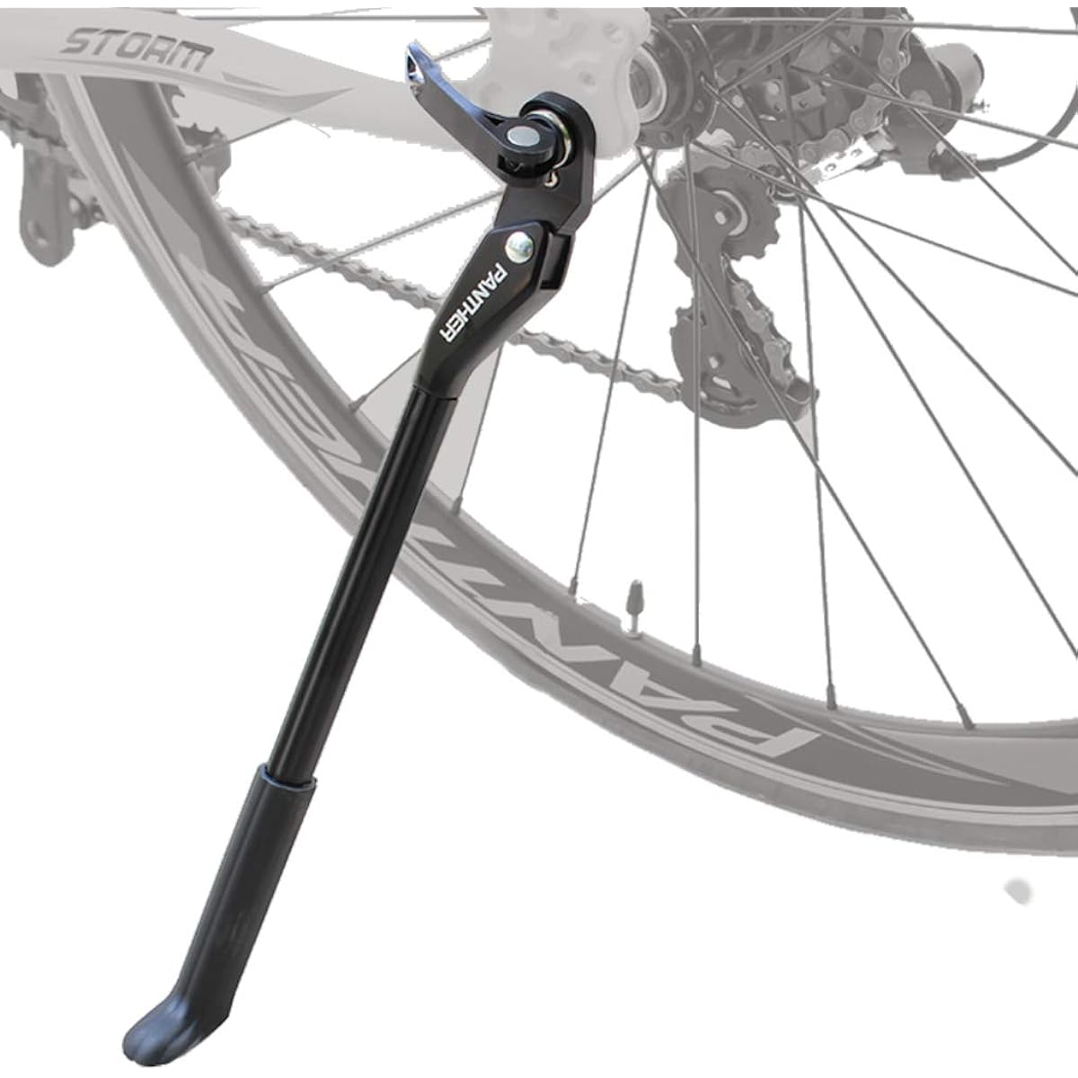 PANTHER Bicycle Lightweight Kickstand Side Stand Suitable for 24 inches to 700C Mountain bikes Road bikes Cross bikes Compatible with all quick release specifications