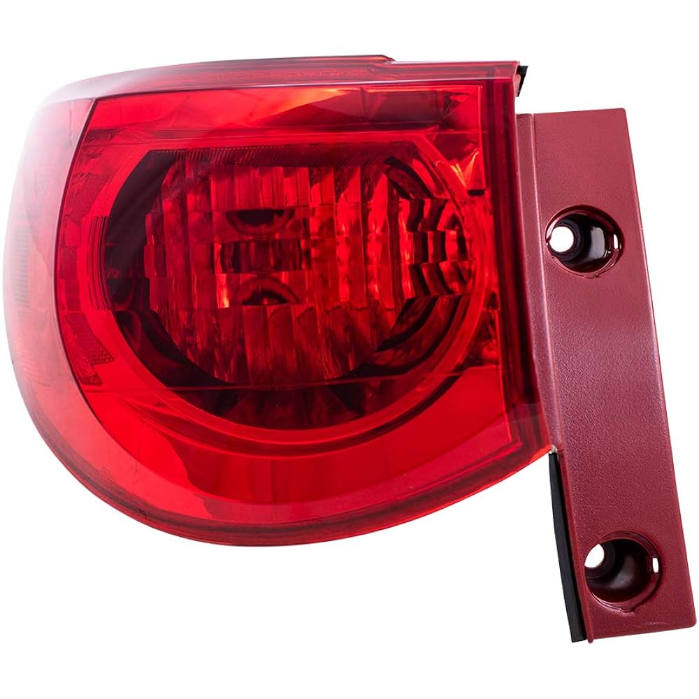 Compatible with BROCK replacement driver tail light light quarter panel mounting tail lamp 09-12 Traverse 15912687