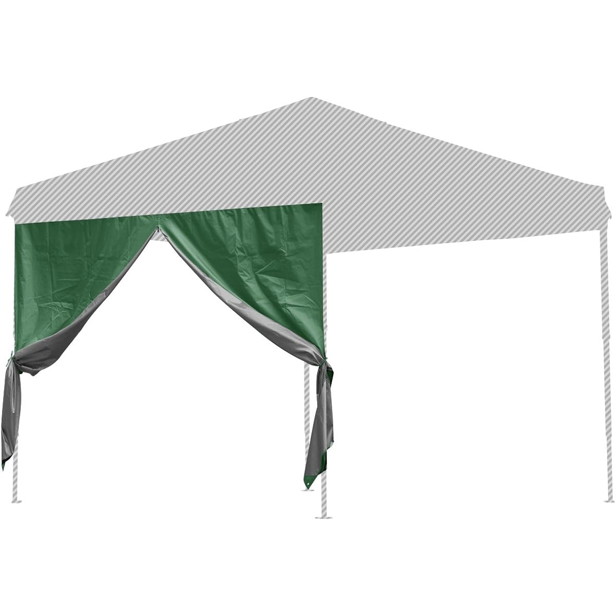 FIELDOOR Side Sheet (Horizontal Curtain) For Tarp Tent 2.5x2.5m (Side Seat Only) [Wall Zip Type] All 11 types Steel and aluminum common (G03 model)