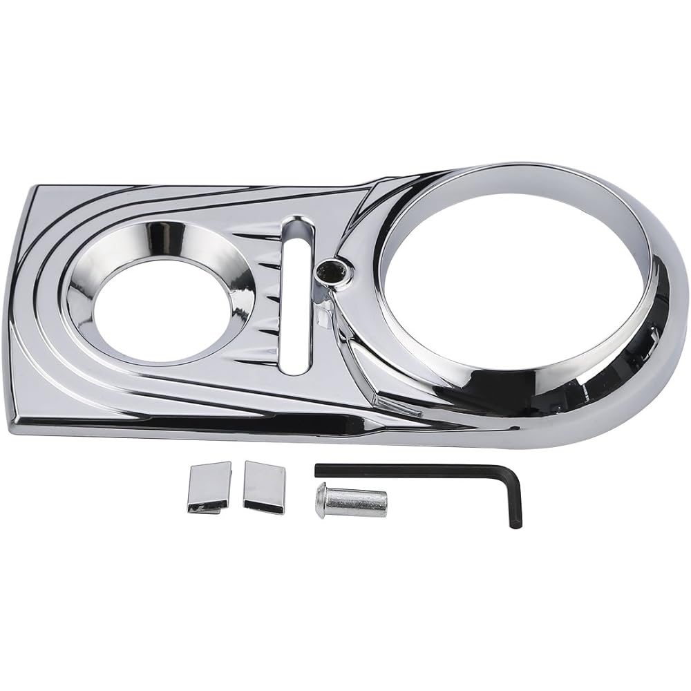 Huili – jphome Chrome Dash Panel insa-tokaba- Harley Dyna Softail My Fat,