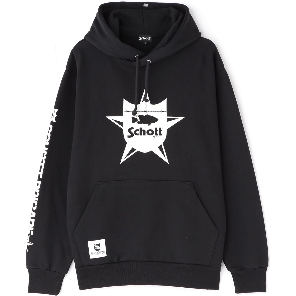 [Shot] Parka Schott x BASS BRIGADE/Shot x Bass Brigade/HOODIE 782-3131004 Men's