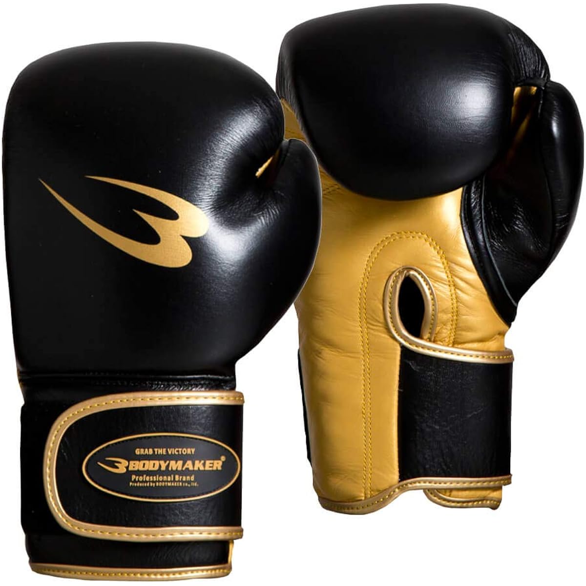 BODYMAKER Sparring Gloves KG063BK Boxing Martial Arts Gloves Karate Kickboxing Training Mixed Martial Arts Fitness Exercise Sandbag Punch Boxer Boxing Gloves Martial Arts Do
