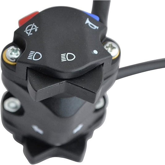 MotOcross Enduro Horn Kill Winker Switch Cluster 22mm 7/8 inch handlebar
