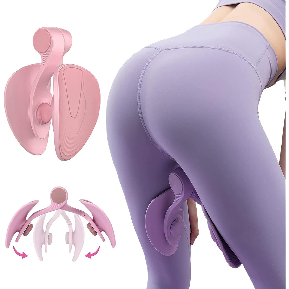 PAEUKUON Bodybuilding Coach Recommended, Adductor Training, Pelvic Floor Muscles, Hip Trainer, Multi-functional Exercise Diet, Easy, Convenient, Pelvic Correction Goods, Kotsuban Training Equipment,