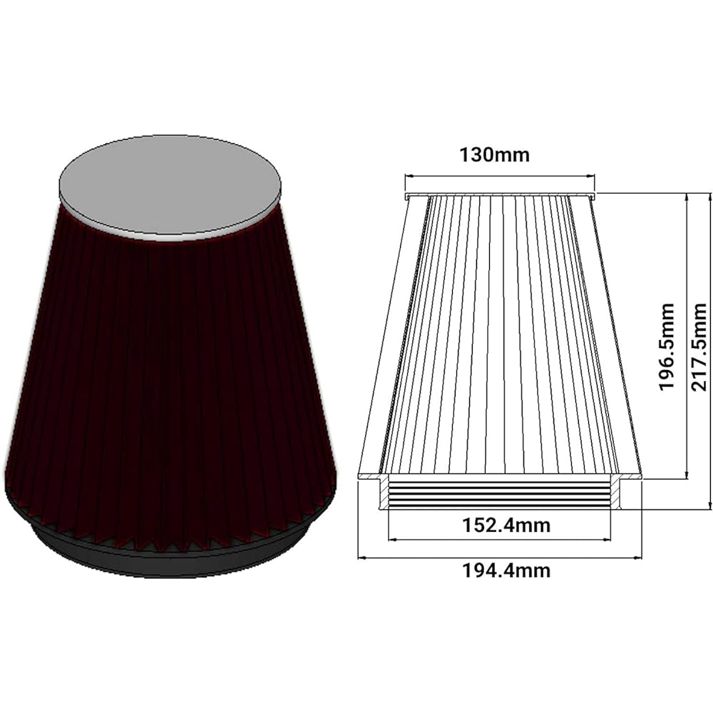 4 inch cold air intake & heat shield 09-14 Sylvarad 1500 GMC Sierra 1500 Yukon Cadillac Escalade ESV EXT Silver & Black