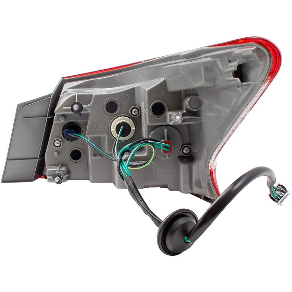 Tail light lamp driver panel attached to left rear axembris 13-15