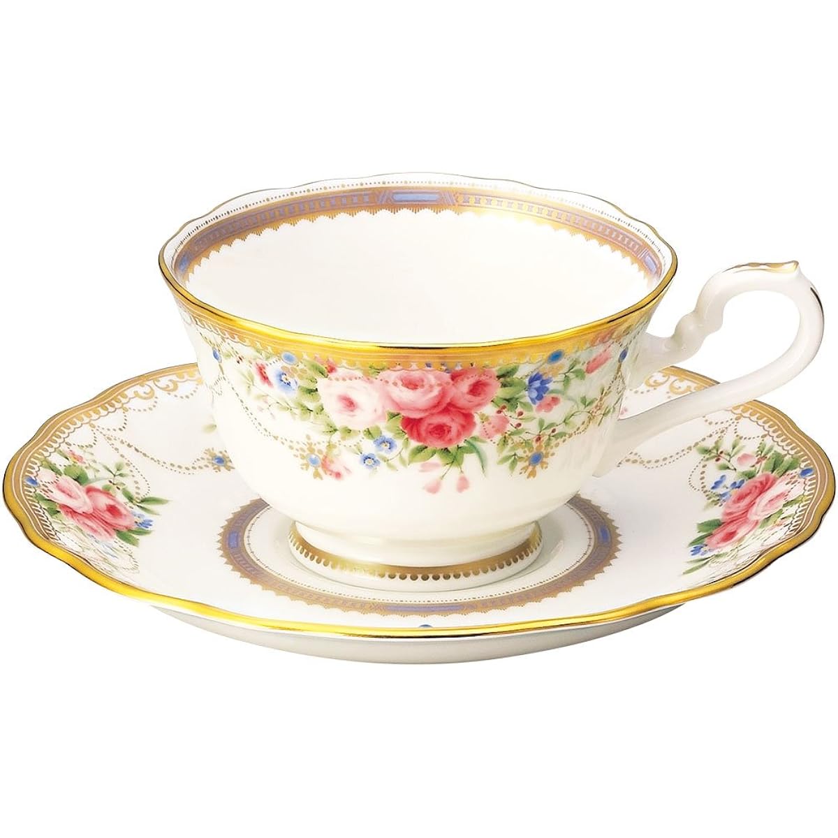 Noritake Cup & Saucer (Coffee Tea) 225cc Aphrodite Bone China T50940/4691