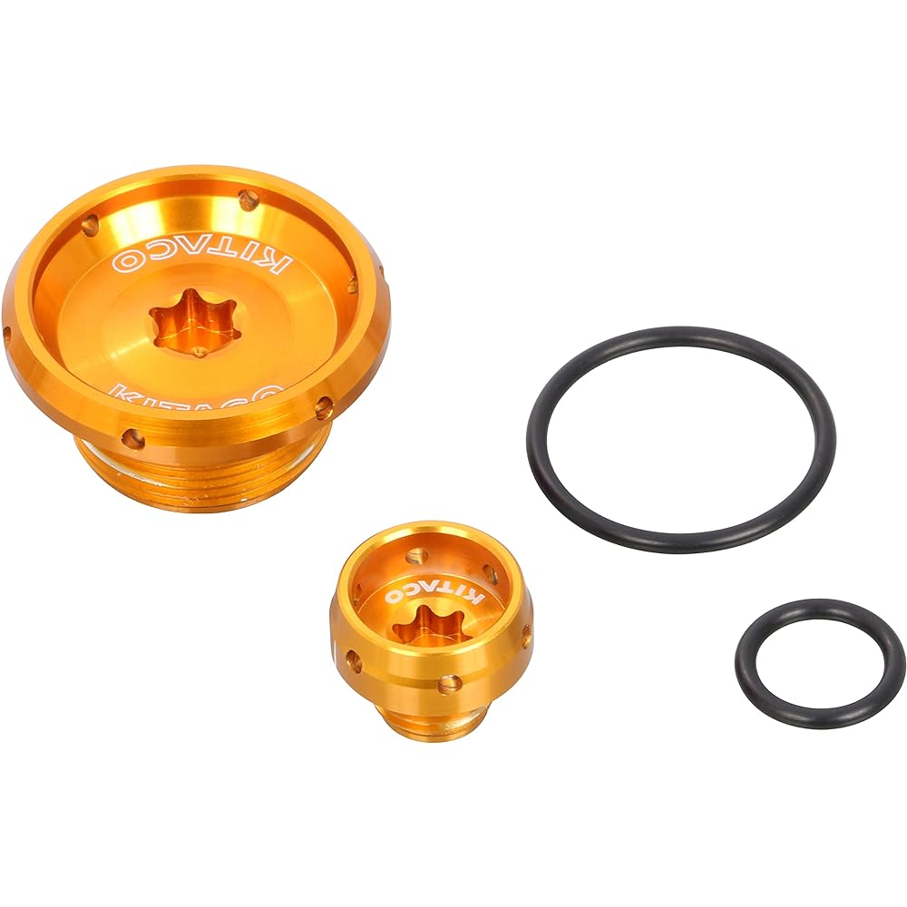 KITACO Timing Hole Cap Set Type 2 (Gold) CT125 Hunter Cub (JA55/JA65) Monkey 125 (JB02/JB03) Ducks 125 (JB04) Rebel 250 (MC49) 753-1001170