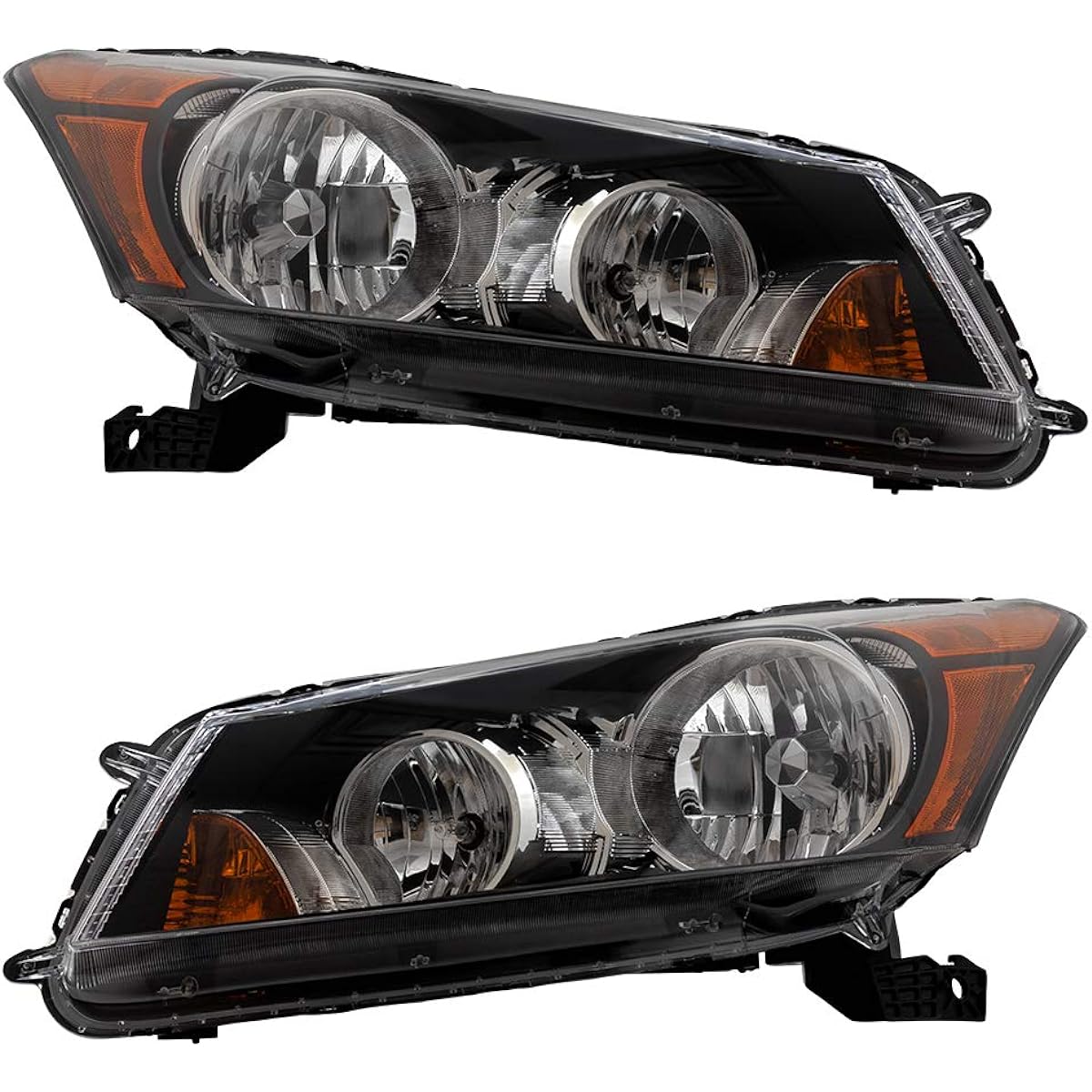 Autoandart replacement driver's seat and passenger seat halogen headlights 2008-2012 Accord sedan 33150TA01 33100TA01