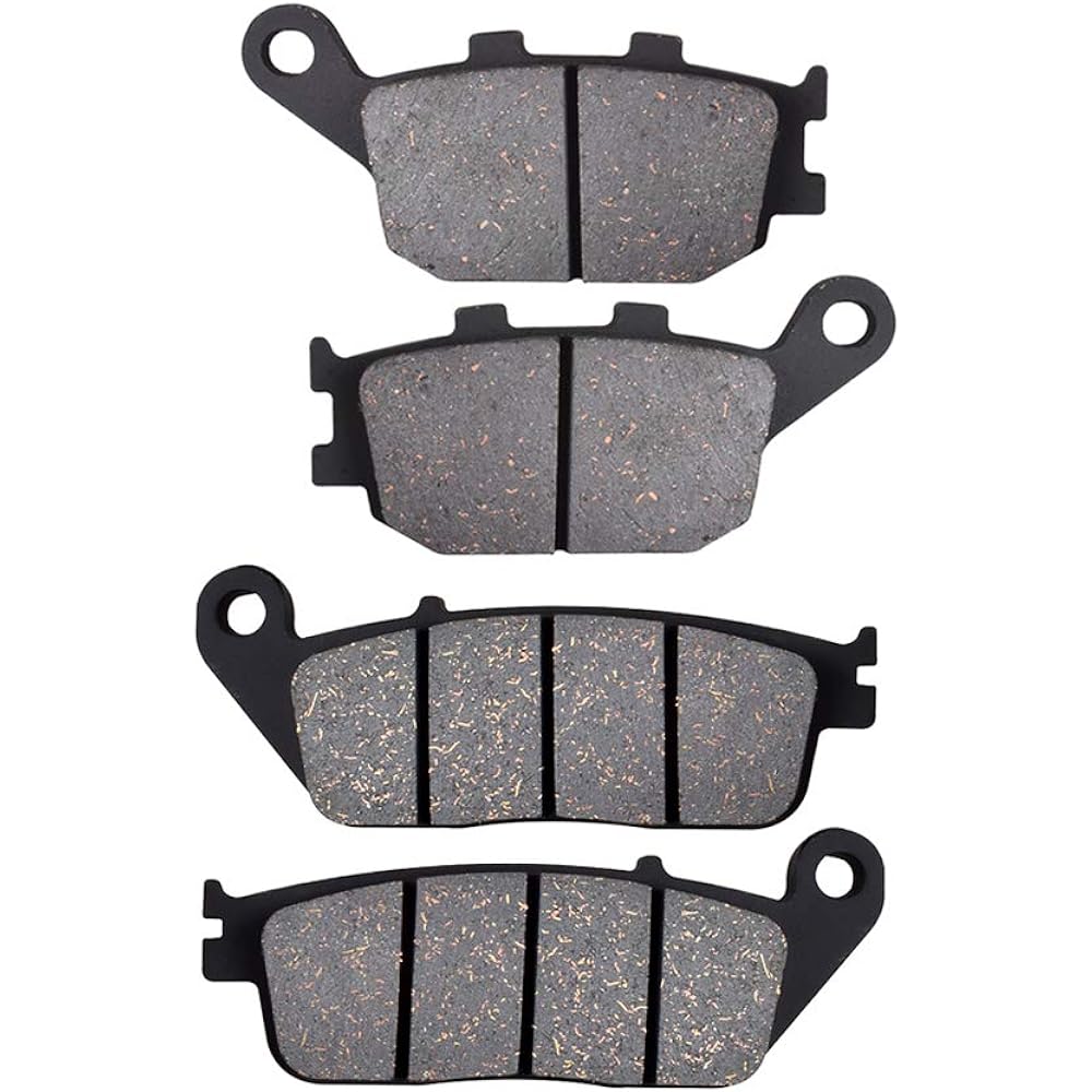 KYN Honda VTX1300 C (Solid Wheel) 2004-2009 VTX 1300 R 2005-2009 VTX 1300 T 2008-2011 Motorcycle Front Rear Brake Pad Organic Disc