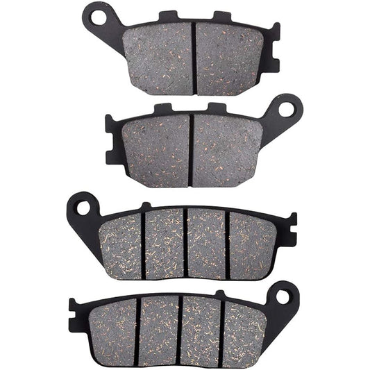 KYN Honda VTX1300 C (Solid Wheel) 2004-2009 VTX 1300 R 2005-2009 VTX 1300 T 2008-2011 Motorcycle Front Rear Brake Pad Organic Disc