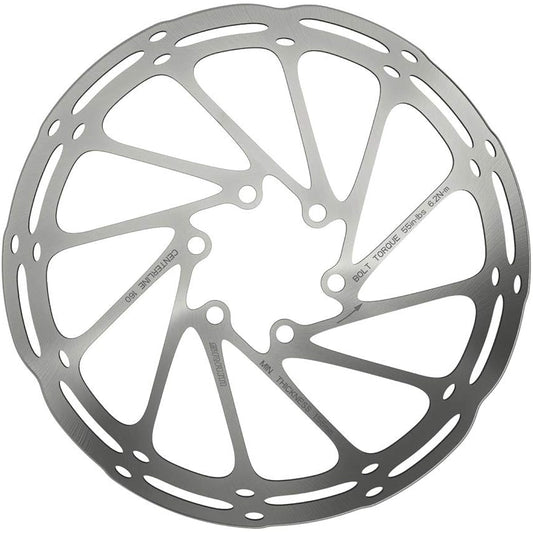 SRAM Unisex's Rotor Centerline Rounded, Silver, 180mm