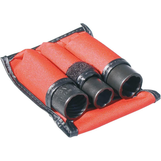 KS TOOLS Spiral profile impact socket set 3 pcs 1/2" 17-21mm 913.1270