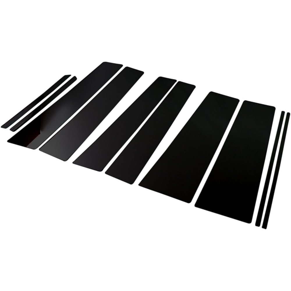 BRIGHTZ Step Wagon RK1 RK2 Super Mirror Stainless Steel Black Plated Pillar Panel No Visor 10PC [PIL-BLA-209] RK K1 K2 1 2 5060